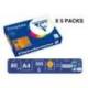 PAPEL COLOR MARCA TROPHEE A4 80GR NARANJA NEON PAQUETE DE 500 HOJAS