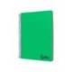 CUADERNO ESPIRAL MARCA LIDERPAPEL A4 MICRO WONDER TAPA PLASTICO 120H 90GR CUADRO 5MM 5 BANDAS 4 TALADROS COLOR VERDE OSCURO