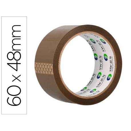 CINTA ADHESIVA MARCA GREENING POLIPROPILENO HAVANA 60 MT X 48 MM PARA EMBALAJE