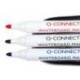 BORRADOR MARCA Q-CONNECT MAGNETICO CON ROTULADOR NEGRO ROJO Y AZUL PARA PIZARRA BLANCA