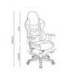 SILLA MARCA Q-CONNECT GAMING ORVIETO SIMIL PIEL BASE METALICA ALT MAX 1200 ANC 650 PROF 650 MM RUEDAS PREMIUM NEGRO ROJO