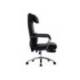 SILLA MARCA Q-CONNECT DIRECCION RAVENNA SIMIL PIEL BASE METALICA ALT MAX 1300 ANC 670 PROF 730 MM RUEDAS PREMIUM