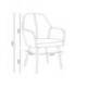 SILLA MARCA Q-CONNECT CONFIDENTE SIEMIONE BASE METALICA ALT MAX 820 ANC 570 PROF 580 COLOR GRIS OSCURO