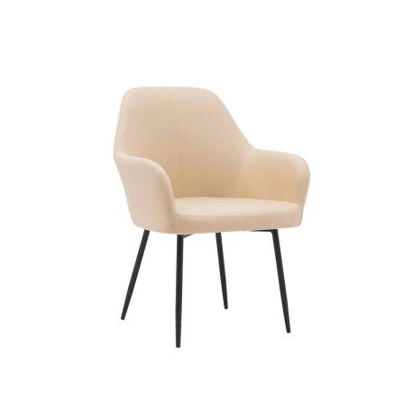 SILLA MARCA Q-CONNECT CONFIDENTE SIEMIONE BASE METALICA ALT MAX 820 ANC 570 PROF 580 COLOR MARRON ARENA