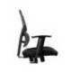 SILLA MARCA Q-CONNECT OFICINA ANCONA MALLA BASE METALICA ALT MAX 1110 ANC 660 PROF 590 RUEDAS PREMIUM COLOR NEGRO
