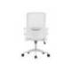 SILLA MARCA Q-CONNECT OFICINA ALBA MALLA BASE METALICA ALT MAX 1110 ANC 610 PROF 580 RUEDAS PREMIUM COLOR BLANCO