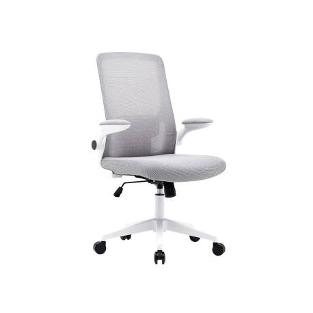 SILLA MARCA Q-CONNECT OFICINA ALBA MALLA BASE METALICA ALT MAX 1110 ANC 610 PROF 580 RUEDAS PREMIUM COLOR GRIS