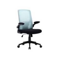 SILLA MARCA Q-CONNECT OFICINA ALBA MALLA BASE METALICA ALT MAX 1110 ANC 610 PROF 580 RUEDAS PREMIUM COLOR NEGRO AZUL
