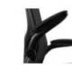 SILLA MARCA Q-CONNECT OFICINA ALBA MALLA BASE METALICA ALT MAX 1110 ANC 610 PROF 580 RUEDAS PREMIUM COLOR NEGRO