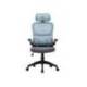 SILLA MARCA Q-CONNECT DIRECCION SORRENTO MALLA BASE METALICA ALT MAX 1320 ANC 650 PROF 600 MM RUEDAS PREMIUM AZUL GRIS