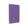 CARPETA 4 ANILLAS MARCA OXFORD EUROPEANBINDER LIVE&GO TAPA POLIFOAM DIN A4 + RECAMBIO 120 HOJAS CUADRO 5 MM LILA