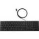 TECLADO MARCA HP 320K QWERTY CON CABLE COLOR NEGRO