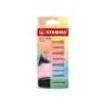 ROTULADOR MARCA STABILO BOSS FLUORESCENTE MINI PASTEL ESTUCHE DE 5 UNIDADES COLORES SURTIDOS