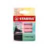 ROTULADOR MARCA STABILO BOSS FLUORESCENTE MINI PASTEL ESTUCHE DE 3 UNIDADES COLORES SURTIDOS
