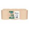 PAPEL HIGIENICO MARCA AMOOS NATURALLY JUMBO PROFESSIONAL 2 CAPAS PASTA CRUDA PAQUETE DE 6 ROLLOS 120 M