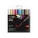 ROTULADOR MARCA UNI POSCA PCF-350/10C MARCADOR DE PINTURA PUNTA DE PINCEL BLISTER DE 10 UNIDADES