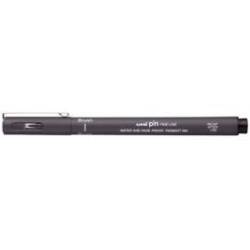 ROTULADOR UNIBALL PIN BR-200 PUNTA DE PINCEL FINO GRIS OSCURO