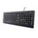 TECLADO MARCA TRUST TK-150 USB 2.0 CON CABLE LONGITUD 180 CM COLOR NEGRO