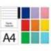 CUADERNO ESPIRAL MARCA LIDERPAPEL A4 MICRO SMART TAPA BLANDA 80H 75GR HORIZONTAL 7MM DOBLE MARGEN 4 TALADROS COLORES