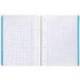 CUADERNO ESPIRAL MARCA LIDERPAPEL A4 MICRO SMART TAPA BLANDA 80H 75GR CUADRO 5MM DOBLE MARGEN 4 TALADROS COLORES