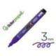 ROTULADOR MARCA LIDERPAPEL ACRYLIC BASE AGUA TODO TIPO DE SUPERFICIE PUNTA REDONDA 3 MM PURPURA