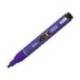ROTULADOR MARCA LIDERPAPEL ACRYLIC BASE AGUA TODO TIPO DE SUPERFICIE PUNTA REDONDA 3 MM PURPURA