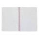 CUADERNO ESPIRAL MARCA LIDERPAPEL DIN A5 WITTY TAPA DURA 80H 90GR CUADRO 4MM CON MARGEN COLOR ROSA