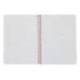 CUADERNO ESPIRAL MARCA LIDERPAPEL DIN A5 WITTY TAPA DURA 80H 90GR CUADRO 4MM CON MARGEN COLOR ROJO