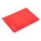 CUADERNO ESPIRAL MARCA LIDERPAPEL DIN A4 WITTY TAPA DURA 80H 90GR RAYADO HORIZONTAL CON MARGEN COLOR ROJO