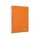 CUADERNO ESPIRAL MARCA LIDERPAPEL DIN A4 WITTY TAPA DURA 80H 90GR RAYADO HORIZONTAL CON MARGEN COLOR NARANJA