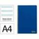 CUADERNO ESPIRAL LIDERPAPEL DIN A4 SMART TAPA BLANDA 80H 75GR PAUTA 2,5MM CON MARGEN COLOR AZUL OSCURO