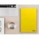 CUADERNO ESPIRAL LIDERPAPEL DIN A4 SMART TAPA BLANDA 80H 75GR RAYADO HORIZONTAL CON MARGEN COLOR AMARILLO