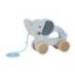 JUEGO INFANTIL MARCA IMAGINOVO MADERA ELEFANTE PARA ARRASTRAR CON RUEDAS +12 MESES 13,4X10X5,4CM