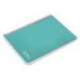 CUADERNO ESPIRAL MARCA LIDERPAPEL DIN A4 WITTY TAPA DURA 80H 90GR CUADRO 4MM CON MARGEN COLOR TURQUESA