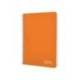 CUADERNO ESPIRAL MARCA LIDERPAPEL DIN A4 WITTY TAPA DURA 80H 90GR CUADRO 4MM CON MARGEN COLOR NARANJA