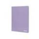 CUADERNO ESPIRAL MARCA LIDERPAPEL DIN A4 SMART TAPA BLANDA 80H 75GR CUADRO 4MM CON MARGEN COLOR VIOLETA