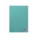 CUADERNO ESPIRAL MARCA LIDERPAPEL DIN A4 SMART TAPA BLANDA 80H 75GR CUADRO 4MM CON MARGEN COLOR TURQUESA