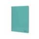 CUADERNO ESPIRAL MARCA LIDERPAPEL DIN A4 SMART TAPA BLANDA 80H 75GR CUADRO 4MM CON MARGEN COLOR TURQUESA