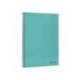 CUADERNO ESPIRAL MARCA LIDERPAPEL DIN A4 SMART TAPA BLANDA 80H 75GR CUADRO 4MM CON MARGEN COLOR TURQUESA