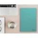 CUADERNO ESPIRAL MARCA LIDERPAPEL DIN A4 SMART TAPA BLANDA 80H 75GR CUADRO 4MM CON MARGEN COLOR TURQUESA