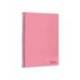 CUADERNO ESPIRAL MARCA LIDERPAPEL DIN A4 SMART TAPA BLANDA 80H 75GR CUADRO 4MM CON MARGEN COLOR ROSA