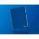 CUADERNO ESPIRAL MARCA LIDERPAPEL DIN A4 SMART TAPA BLANDA 80H 75GR CUADRO 4MM CON MARGEN COLOR AZUL OSCURO