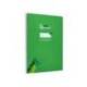 CUADERNO ESPIRAL MARCA LIDERPAPEL DIN A4 PAUTAGUIA TAPA DURA 80H 90 GR CUADRO PAUTADO 4MM COLOR VERDE