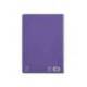 CUADERNO ESPIRAL MARCA LIDERPAPEL DIN A4 PAUTAGUIA TAPA DURA 80H 90 GR CUADRO PAUTADO 4MM COLOR LILA