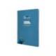 CUADERNO ESPIRAL MARCA LIDERPAPEL DIN A4 PAUTAGUIA TAPA DURA 80H 90 GR CUADRO PAUTADO 4MM COLOR AZUL