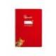 CUADERNO ESPIRAL MARCA LIDERPAPEL DI N A4 PAUTAGUIA TAPA BLANDA 80H 75 GR CUADRO PAUTADO 5MM COLOR ROJO