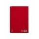 CUADERNO ESPIRAL MARCA LIDERPAPEL DI N A4 PAUTAGUIA TAPA BLANDA 80H 75 GR CUADRO PAUTADO 5MM COLOR ROJO