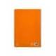 CUADERNO ESPIRAL MARCA LIDERPAPEL DI N A4 PAUTAGUIA TAPA BLANDA 80H 75 GR CUADRO PAUTADO 5MM COLOR NARANJA