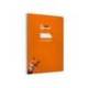 CUADERNO ESPIRAL MARCA LIDERPAPEL DI N A4 PAUTAGUIA TAPA BLANDA 80H 75 GR CUADRO PAUTADO 4MM COLOR NARANJA