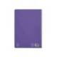 CUADERNO ESPIRAL MARCA LIDERPAPEL DI N A4 PAUTAGUIA TAPA BLANDA 80H 75 GR CUADRO PAUTADO 4MM COLOR LILA